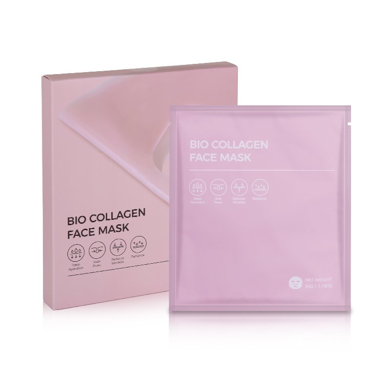 Masque feuille gelée rose au PDRN et collagène - 4